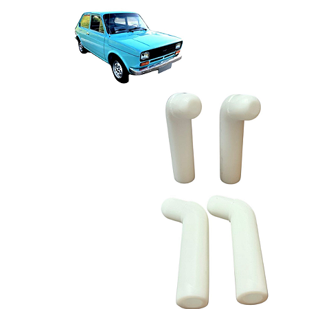 kit 04 Pinos Suporte Varão Haste Teto Fiat 147 e Derivados