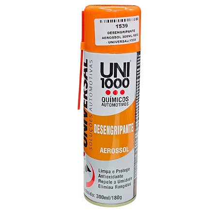 DESENGRIPANTE AEROSSOL 300ML/180G - UNIVERSAL (87105)
