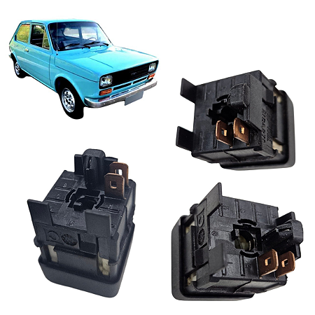 Botão Interruptor Milha/ Injetor Fiat 147 sem Simbolo