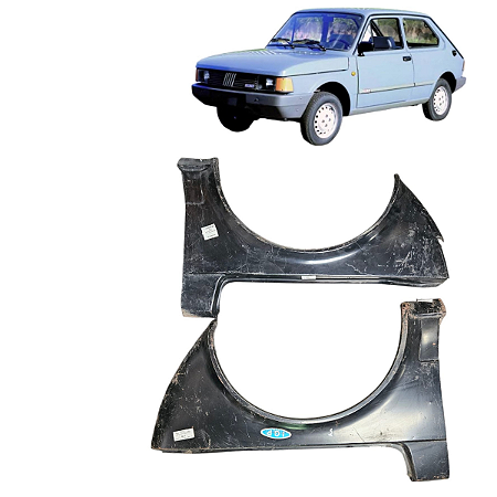 PAR PARALAMAS DIANTEIRO FIAT 147 LD/ LE PRETO ORIGINAL
