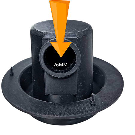 Coifa Guarda Pó Trambulador Oggi e Spazio Ø 26mm - 3D TPU