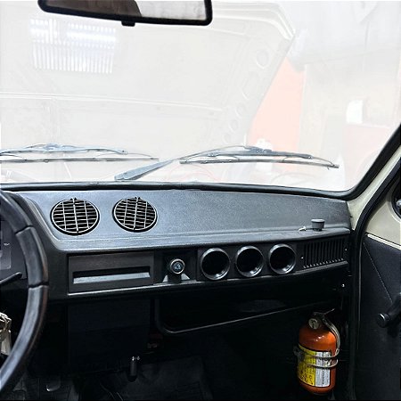 Moldura 3 Relógios Manômetros Fiat 147 e Derivados - 3D ABS