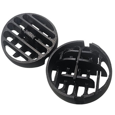 PAR Difusor de Ar CENTRAL Renault Twingo "ORIGINAL" 3D ABS