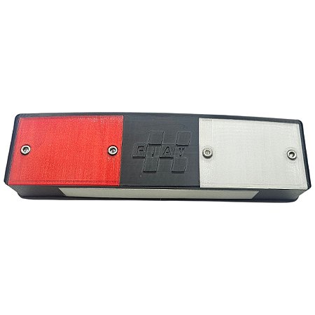 Lanterna, Luz de Placa e Ré Fiorino Baú 147 Completa 3D ABS