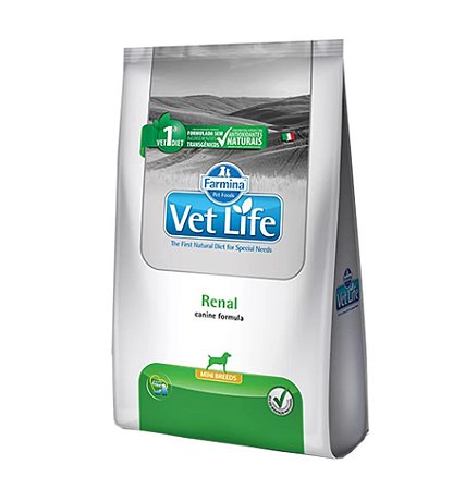 Ração Vet Life Cães Adultos Renal Raças Pequenas 2kg