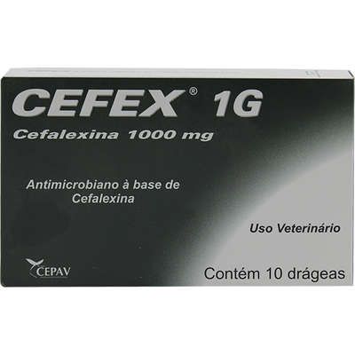 Antibiotico Cefex Castel 10 Drageas 1000Mg