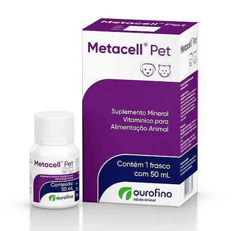 Suplemento Ourofino Metacell Pet 50ml