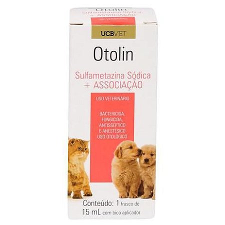 Solução Otologica UCB Vet Otolin 15ml