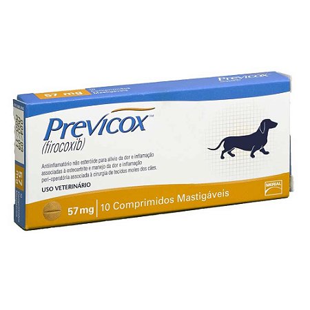 Anti-Inflamatorio Merial Previcox 57mg 10 Comp