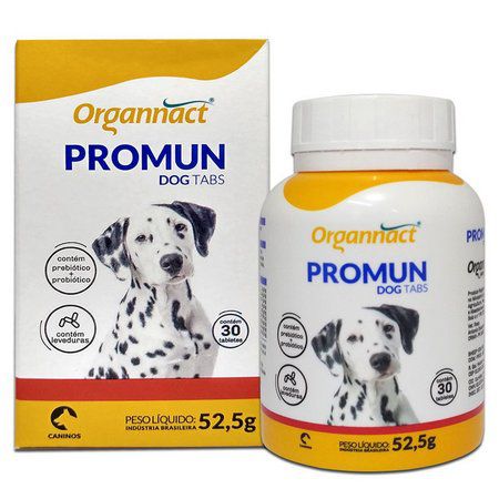 Suplemento Organnact Promun Dog Tabs 52,5g