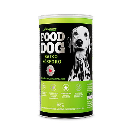 Suplemento Food Dog Baixo Fósforo 500g