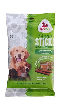 Petisco Papastick Vegan 65g