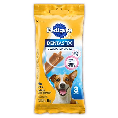 Petisco Pedigree Dentastix Cuidado Oral Para Cães Adultos Raças Pequenas 45g