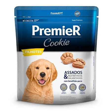 Petisco Premier Cookie Cães Filhotes 250g