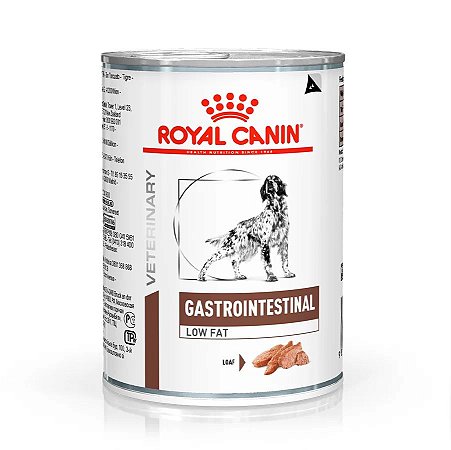 Ração Úmida Royal Canin Cães Gastro Intestinal Low Fat Lata 410g