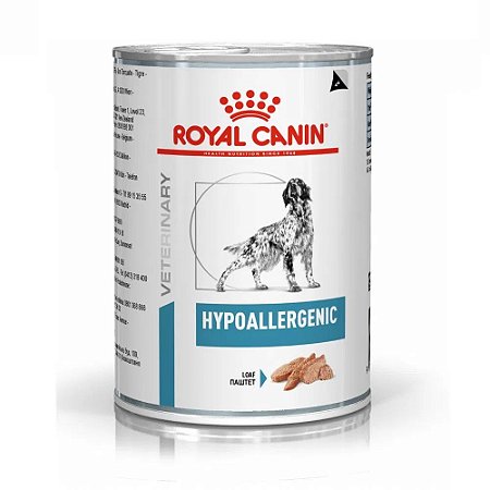 Ração Úmida Royal Canin Cães Adultos Hypoallergenic Lata 400g