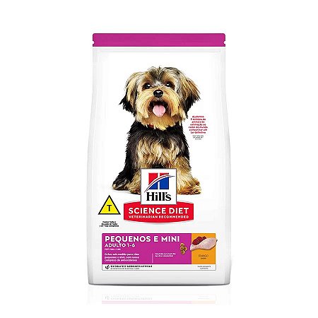 Ração Hill's Science Diet Cães Adultos Pequenos e Miniaturas Sabor Frango