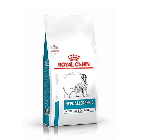 Ração Royal Canin Cães Veterinary Hypoallergenic Moderate Calorie Adultos