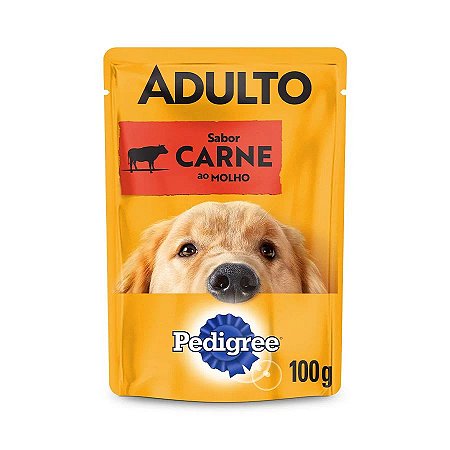 Ração Úmida Pedigree Cães Adultos Sachê 100 g