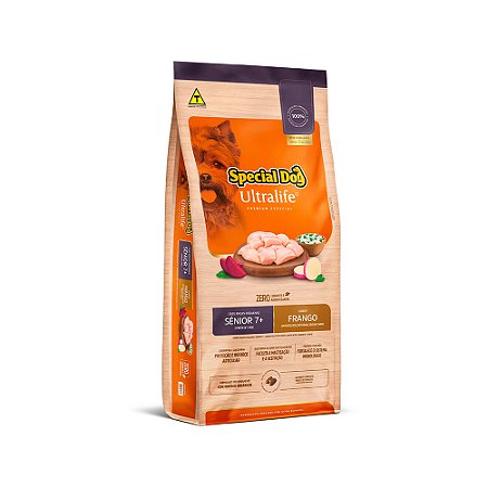 Ração Special Dog Ultralife Cães Sênior Raças Pequenas