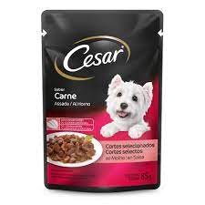 Ração Úmida Sache Cesar Cães Adultos Carne Assada 85g