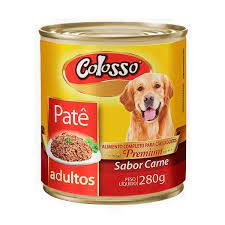 Pate Colosso Cães Sabor Carne 280g