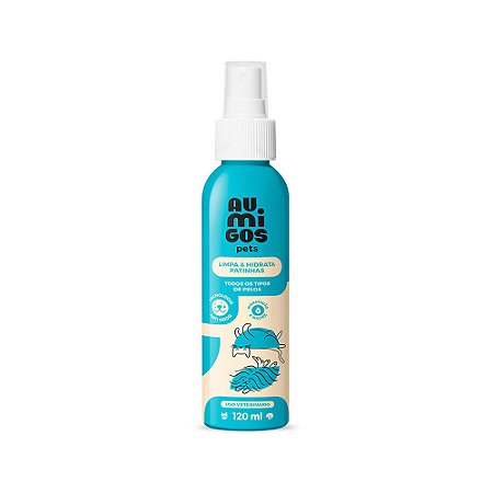 Limpa e Hidrata Patinhas Au Migos Pets 120ML