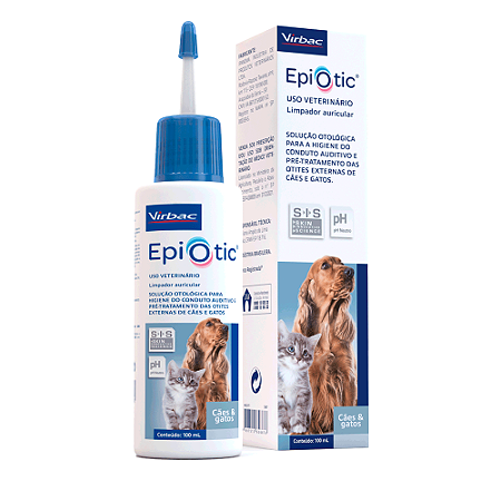 Epiotic SIS Solução Otológica Virbac 100 ml