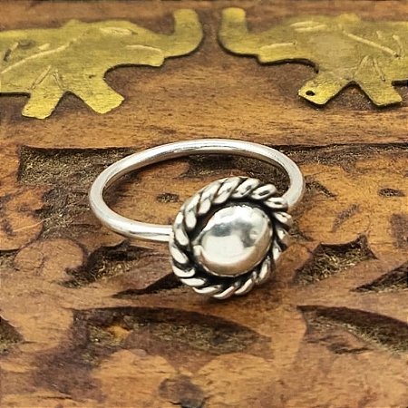 Anel Bali de Prata 925 - artesanal - mandala