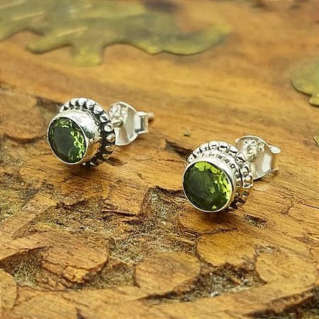 Brinco Life Prata 925 Peridoto - Índia
