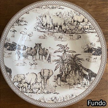 Linha Safari Scalla - Pratos raso/fundo/sobremesa