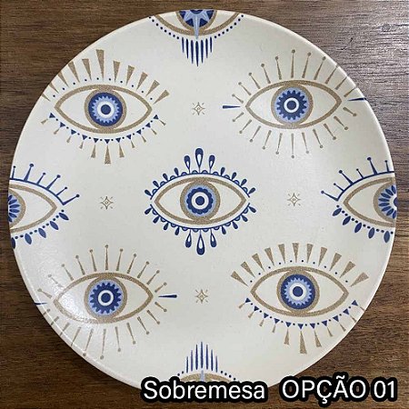 Linha Hamsá Porto Brasil - Pratos raso/fundo/sobremesa