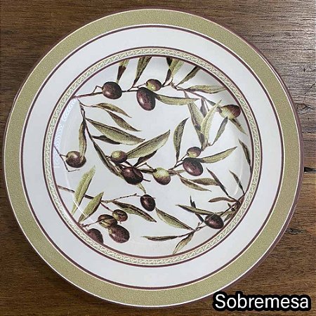 Linha Oliva Scalla - Pratos raso/sobremesa