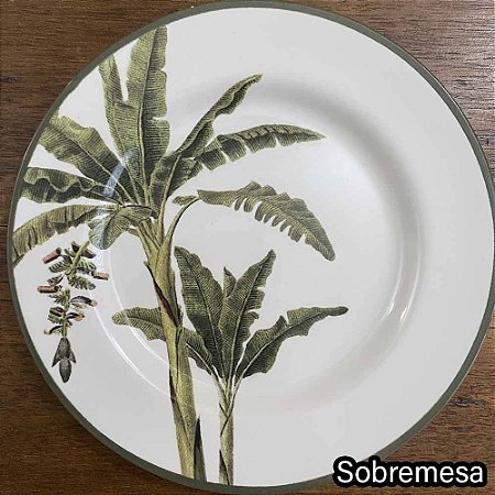 Linha Palmeiras Alleanza - Pratos raso/sobremesa