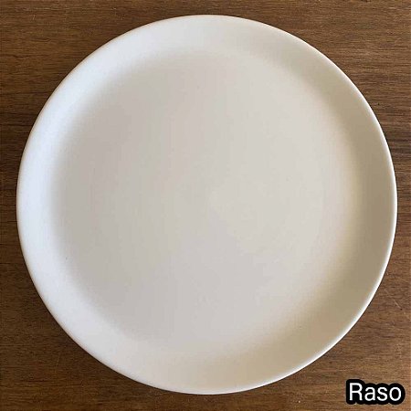 Linha Turca Acetinada Branca e Preta - Pratos raso/sobremesa