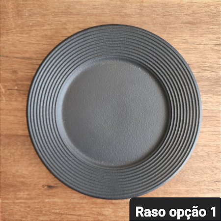 Linha Pietra Nera Porto Brasil - Pratos raso/fundo/sobremesa