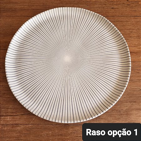 Linha Essências Azul Porto Brasil - Pratos raso/fundo/sobremesa