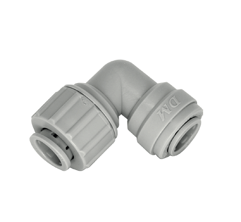Engate Rapido União Cotovelo Inox 3/8" x tube 3/8" APSEU0606