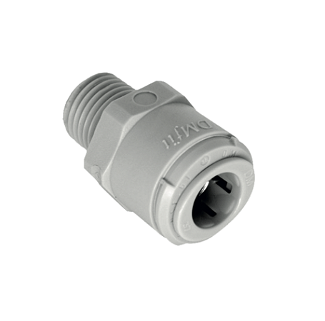 Engate Rápido rosca macho 3/8" NPT x  tubo 3/8" AMC0606