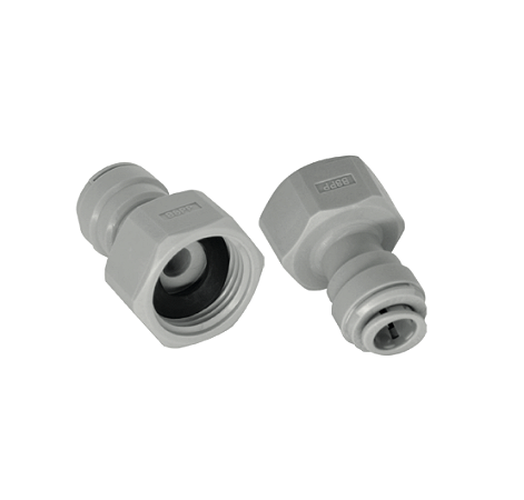 Engate Rápido rosca femea 1/2" BSP x tubo 3/8" - AFAB0607F