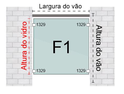 Guarda Corpo Estruturado Em Perfil 50mmx50mm, 1 Peça