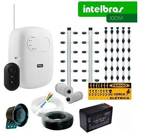 Kit Cerca Elétrica Intelbras Big Haste