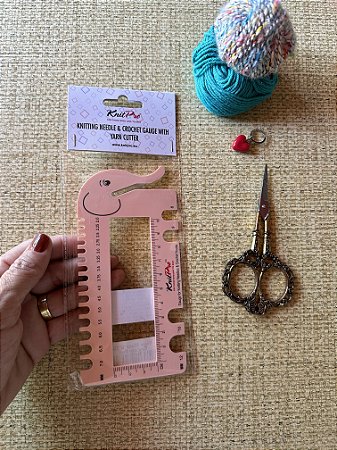 RÉGUA PARA AMOSTRA KNIT PRO