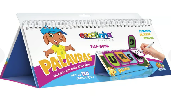 LIVRO FLIP-BOOK - COMBINAÇÕES DIVERTIDAS: PALAVRAS