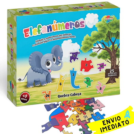 ELEFANÚMEROS - QUEBRA CABEÇA DE NÚMEROS