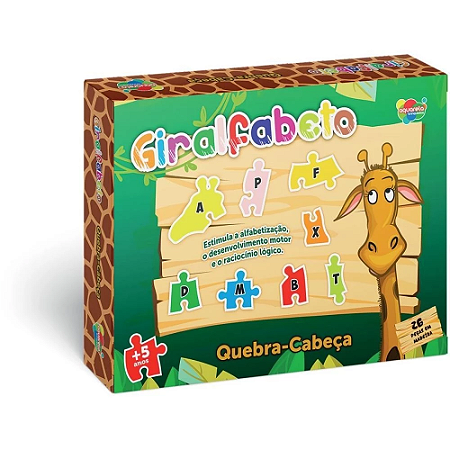 GIRALFABETO - QUEBRA-CABEÇA ALFABETO