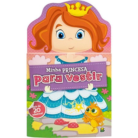 LIVRO MINHA PRINCESA PARA VESTIR