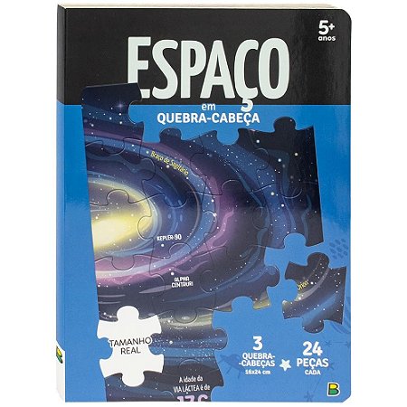 LIVRO QUEBRA-CABEÇA ESPAÇO