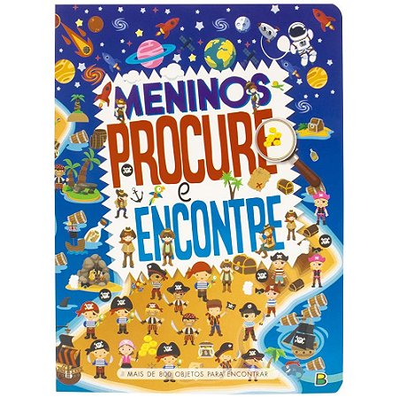 LIVRO PROCURE E ENCONTRE: MENINOS
