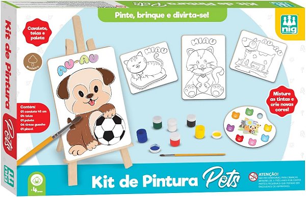 KIT PINTURA - PETS - NIG